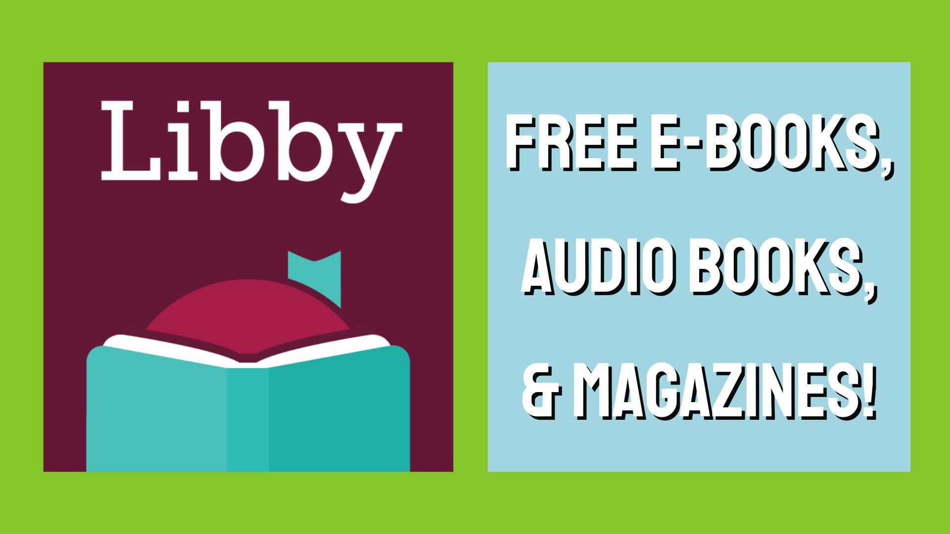 Libby Free Audio Books, Ebooks, and Magazines